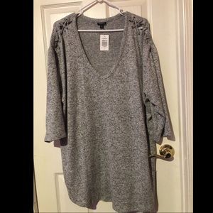 Gray Hacci Blouse